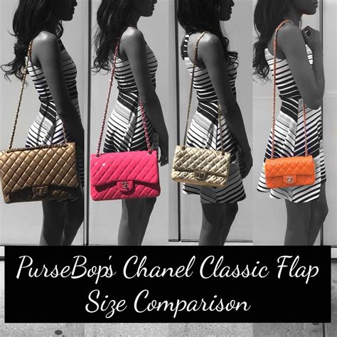 chanel bag sizes classic|Chanel classic flap bag jumbo.